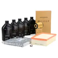 ORIGINAL AUDI filter set, 3 pieces + 5L 0W30 engine oil A3 (8V) Q2 Q3 (F3) TT (FV) 1.6/2.0 TDI