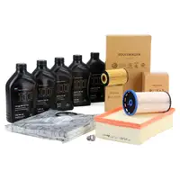 ORIGINAL AUDI filter set, 4 pieces + 5L 0W30 engine oil A3 (8V) Q2 Q3 (F3) TT (FV) 1.6/2.0 TDI