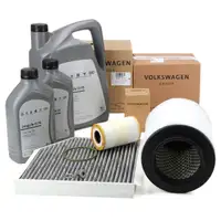 ORIGINAL AUDI filter set + 7L 0W30 engine oil A8 (4H D4) 3.0 TFSI quattro 290/310 hp CREA CREG