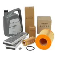 ORIGINAL AUDI filter set Filter package + 5L 0W30 engine oil A6 (4F C6) 2.0 TFSI 170 hp