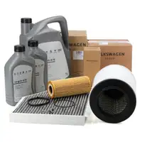 ORIGINAL AUDI Filterset + 7L 0W30 Motor&ouml;l A8 (4H D4) 3.0 TFSI quattro CGWA CGXA CGWD