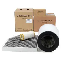 ORIGINAL Audi filter set Filter package A8 (4H D4) 2.0 TFSI quattro 252 hp 09/2016-01/2018