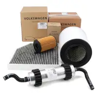 ORIGINAL Audi filter set, 4-piece filter package, A8 (4H D4), 3.0 TDI, 204/211/250/258/262 hp