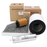 ORIGINAL Audi Filterset Filterpaket 4-tlg A8 (4H D4) 4.2 TDI quattro 351/358 PS