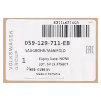ORIGINAL AUDI Ansaugkr&uuml;mmer Saugrohr Saugrohrmodul A4 B9 Q5 FYB A5 F5 3.0 TDI 059129711EB