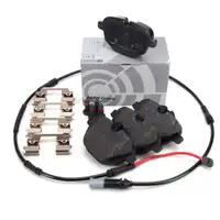 ORIGINAL BMW brake pads + warning contact sensor, 5 Series F11 Touring, rear
