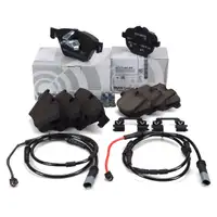 ORIGINAL BMW brake pads + warning sensor 5 Series F11 Touring 520/523i 518-525d front + rear