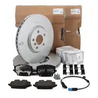 ORIGINAL BMW MINI Bremsscheiben + Bremsbel&auml;ge + Sensor X1 U11 Countryman U25 vorne