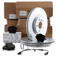 ORIGINAL Bremsen Kit Bremsscheiben + Bremsbel&auml;ge + Wako 2er F45 F46 X1 F48 vorne