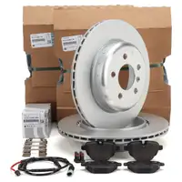 ORIGINAL BMW brake discs + brake pads + sensor 5 Series F11 Touring 520-530i 518-525d rear