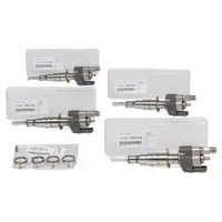 4x ORIGINAL BMW Einspritzd&uuml;se + W&auml;rmeschutzscheibe 1er E81-88 3er E90-93 5er E60 E61 N43