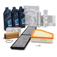 ORIGINAL BMW filter set, 4 pieces + 6L 5W30 engine oil 1 Series E81 E82 E87 E88 116d 118d 120d N47