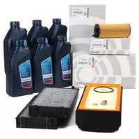 ORIGINAL BMW filter set, 3-piece + 6L 5W30 engine oil X5 E70 F15 X6 E71 E72 F16 M50d N57 381 hp