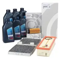 ORIGINAL BMW Filterset 3-tlg + 6L 5W30 Motor&ouml;l X3 F25 sDrive18d 150 PS B47 04.2014-08.2017