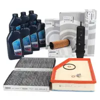ORIGINAL BMW filter set, 4 pieces + 7L 5W30 engine oil G30/31 G32 G11/12 G14-16 X5 G05 X6 X7 B57