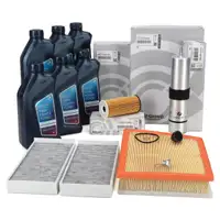 ORIGINAL BMW Filterset 4-tlg + 6L 5W30 Motor&ouml;l 2er F46 X1 F48 X2 F39 B47 bis 08.2017