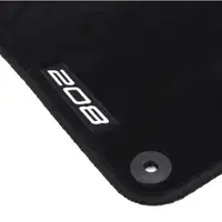 ORIGINAL Peugeot textile mats Floor mats Car mats Set of 4 208 2 1648475580