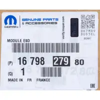 ORIGINAL Citroen Peugeot MOPAR AGR Ventil AT-Teil Expert C4 C5 Jumpy 2 2.0 HDi 1679827980