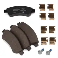 ORIGINAL PSA Bremsscheiben + Bel&auml;ge C2 C3 II C4 I DS3 206 207 208 301 307 vorne