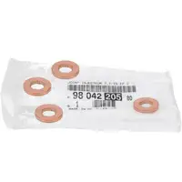 4x ORIGINAL Citroen Peugeot Opel W&auml;rmeschutzscheibe Dichtring Einspritzd&uuml;se 6501647280