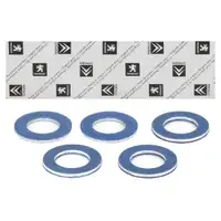 5x ORIGINAL Citroen Peugeot Dichtring &Ouml;lablassschraube C1 I II 107 108 1.0 6822.AG
