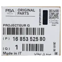 ORIGINAL Peugeot LED Scheinwerfer 208 1 bis 07.2015 vorne links 1685352580