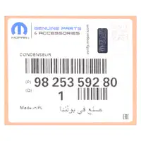 ORIGINAL PSA Opel MOPAR Kondensator Klimakondensator Corsa F 208 2 9825359280