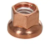 2x ORIGINAL PSA Mutter Kupfermutter Auspuffkr&uuml;mmer M8x1,25mm SW12 6935.A5