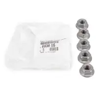 5x ORIGINAL Citroen Peugeot PSA Mutter Radnabe Radaufh&auml;ngung 6936.86