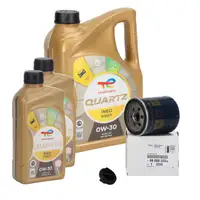 7L TOTAL QUARTZ INEO FIRST Motoröl Öl 0W30 + ORIGINAL PSA Opel Ölfilter 9809532380