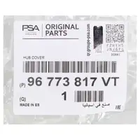 4x ORIGINAL Citroen Nabenkappe Radblende &Oslash; 22cm Silber Jumpy ab Org. 12901 96773817VT