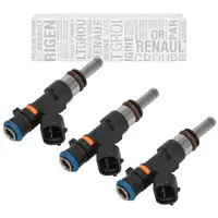 3x ORIGINAL Dacia Einspritzd&uuml;se Logan 2 Sandero 2 0.9 TCe 90 PS 166004787R