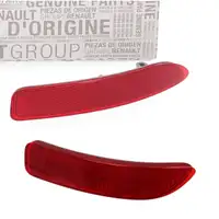 2x ORIGINAL Dacia Reflektor R&uuml;ckstrahler Sto&szlig;stange Dokker Logan MCV links + rechts