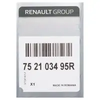 ORIGINAL Dacia Sto&szlig;stangentr&auml;ger Tr&auml;ger Sto&szlig;stange Silber Duster HM vorne 752103495R