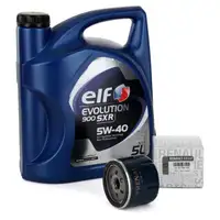 5L Elf Evolution 900 SXR 5W-40 engine oil + ORIGINAL Renault oil filter 8200768927