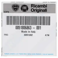 ORIGINAL Fiat air filter housing + air filter Bravo 1.4 gasoline 51806863