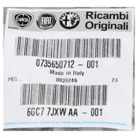 ORIGINAL Fiat Alfa handle hood release 500L 500X Mito Punto Stelvio 735650712