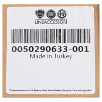 ORIGINAL FIAT Rubber mat Floor mat Car mat Ducato 250 front 1-piece 50290633