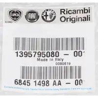 1x ORIGINAL Fiat Nabendeckel Nabenkappe Felgendecke 16 Zoll Ducato 250 1395795080