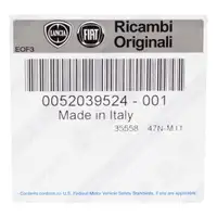 4x ORIGINAL Fiat Abarth hub cap wheel cover &Oslash; 140mm 500 500C 595 695 from model year 2016 52039524