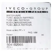 ORIGINAL Fiat radiator hose Coolant hose DUCATO 250 110-160 Multijet 2.3D 504102965