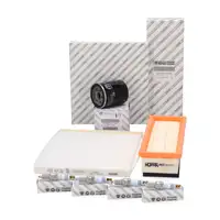 ORIGINAL Fiat filter set + 4x spark plug Grande / Punto / Evo 199 Linea Qubo Mito 1.2 1.4
