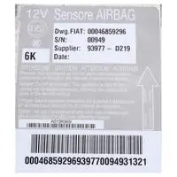 ORIGINAL Fiat airbag control unit Ducato 250 without brake assist 1681929180