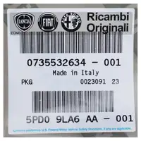 ORIGINAL Fiat Zierleiste Blende B-S&auml;ule Ducato 250 links innen 735532634