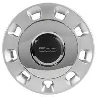 4x ORIGINAL Fiat Radkappe Radzierblende Radblende 14 Zoll Silber 500 500C 312 50901871