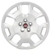 4x ORIGINAL Fiat Radkappe Radblende 16 Zoll Silber Doblo 263 ab Bj 03.2015 51983639