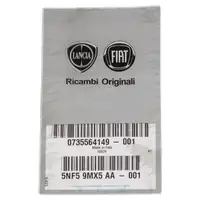 1x ORIGINAL Fiat hubcap wheel cover 16 inches black 500L 735564149