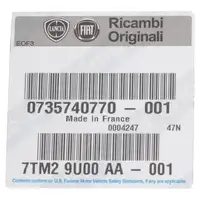 4x ORIGINAL Fiat Radkappe Radblende 15 Zoll Silber 500e / Cabrio 735740770