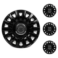 4x ORIGINAL Fiat hubcap wheel cover 16 inches black 500L 735564149