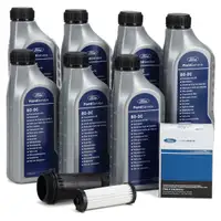 ORIGINAL Ford Getriebeölfilter Powershift 6CDT-450 1589089 + 7x 1L Getriebeöl BO-DC